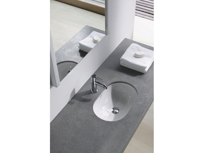 Купить Раковина Duravit D-Code 0338490000, врезная снизу, 49.5 x 29 x 17.5 см