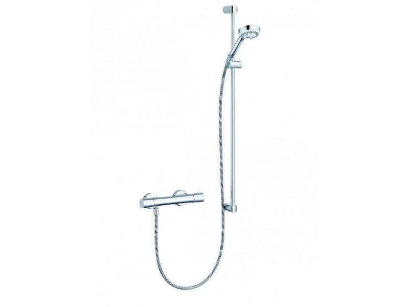 Купить Душевая система Kludi Logo Duo Shower 6857705-00 с термостатом, штанга 90 см