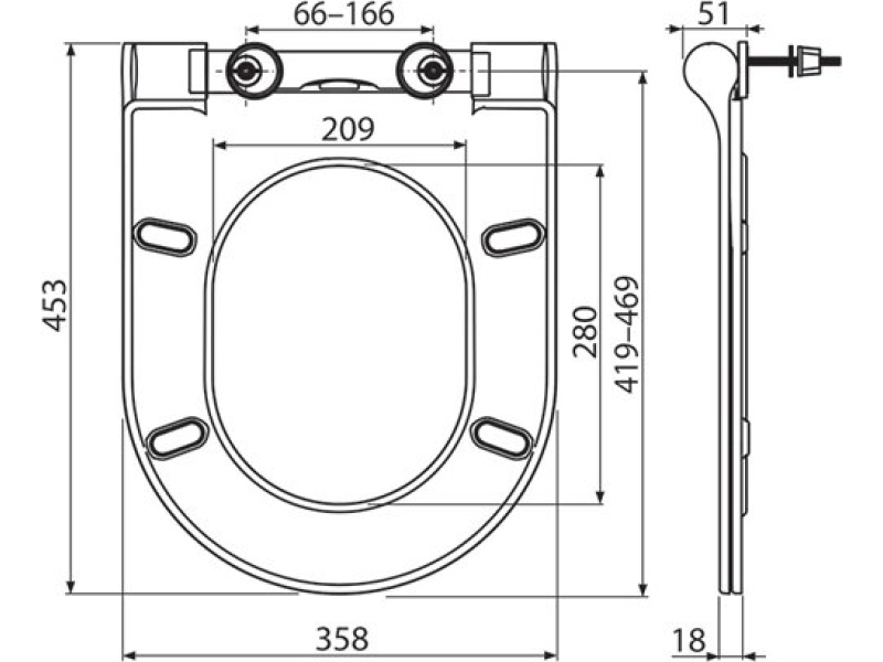 Купить Крышка-сиденье Ravak Uni Chrome Slim (SoftClose) X01550