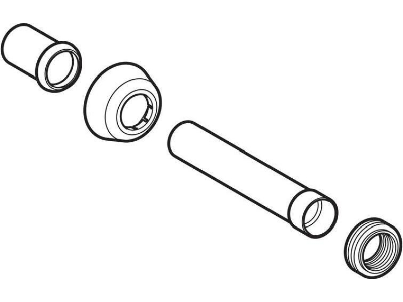 Купить Переходник 45х55 для колена смыва бачков Geberit 118.026.11.1