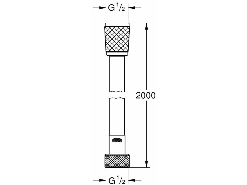 Купить Душевой шланг Grohe Relexaflex 28155001