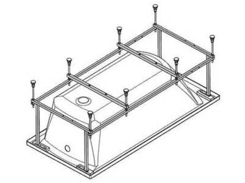 Купить Монтажный комплект для ванны Santek Каледония 170x75 1.WH30.2.392