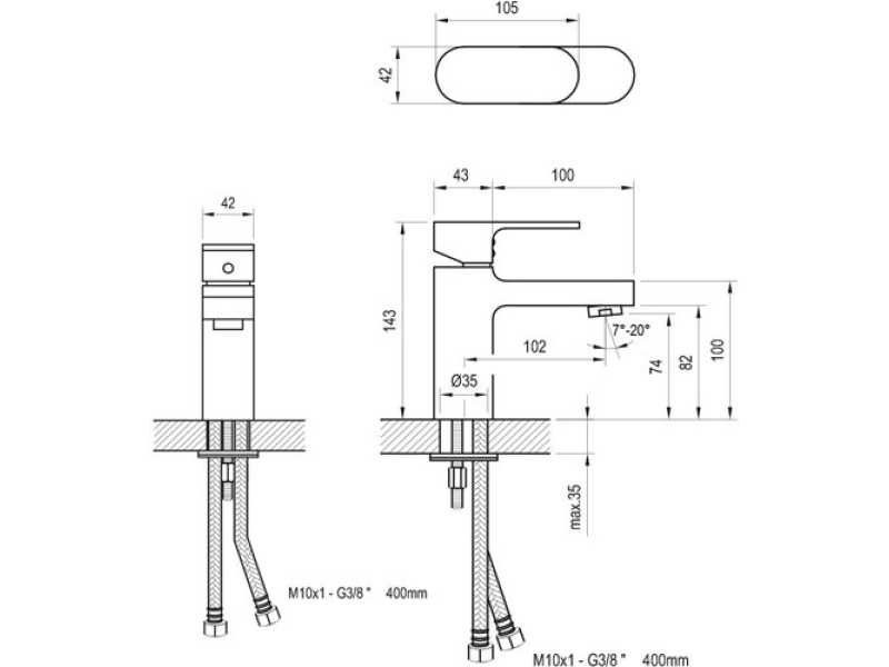 Купить Смеситель для раковины Ravak Chrome CR 012.00 (X070041)