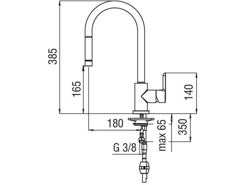 Купить Смеситель для кухни Nobili ABC AB87137/1CR