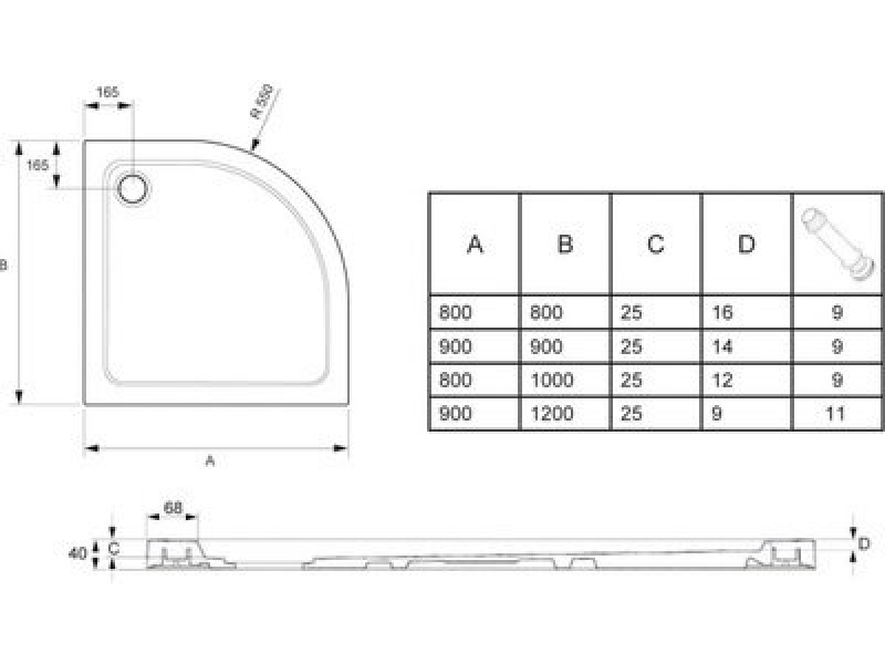 Купить Душевой поддон Jacob Delafon Flight 80x80 E62443-00