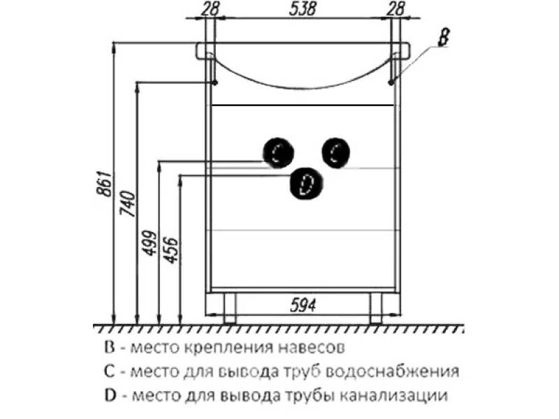 Купить 1A1796K0FG010 Набор: 1A179601FG010 Тумба-умывальник Фиджи 60/ 1WH110268 раковина Селигер-60