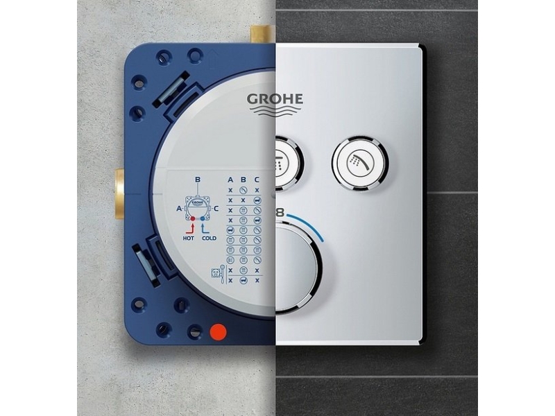 Купить Универсальная встраиваемая часть GROHE Rapido SmartBox для вентилей, смесителей и термостатических смесителей Grohtherm SmartControl 35600000