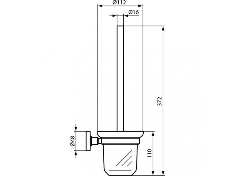 Купить Набор аксессуаров Ideal Standard IOM A9245XG черный матовый