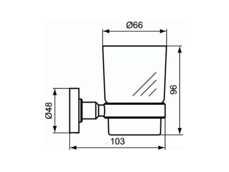 Купить Набор аксессуаров Ideal Standard IOM A9245XG черный матовый