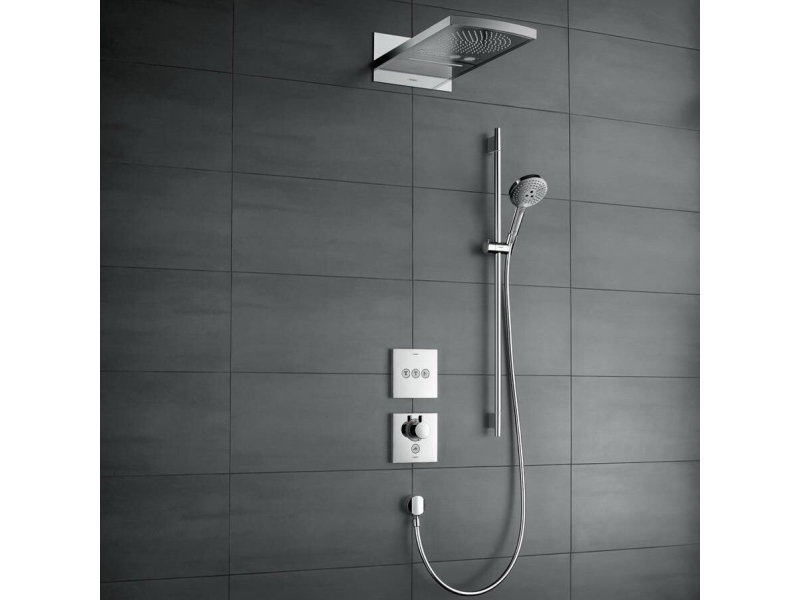 Купить Термостат с запорным клапаном Hansgrohe ShowerSelect Highflow 15761000