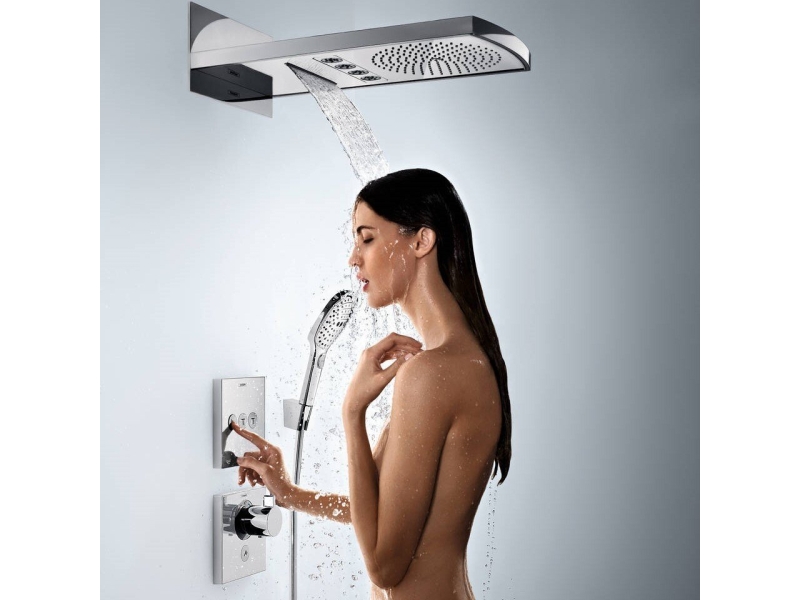Купить Термостат с запорным клапаном Hansgrohe ShowerSelect Highflow 15761000