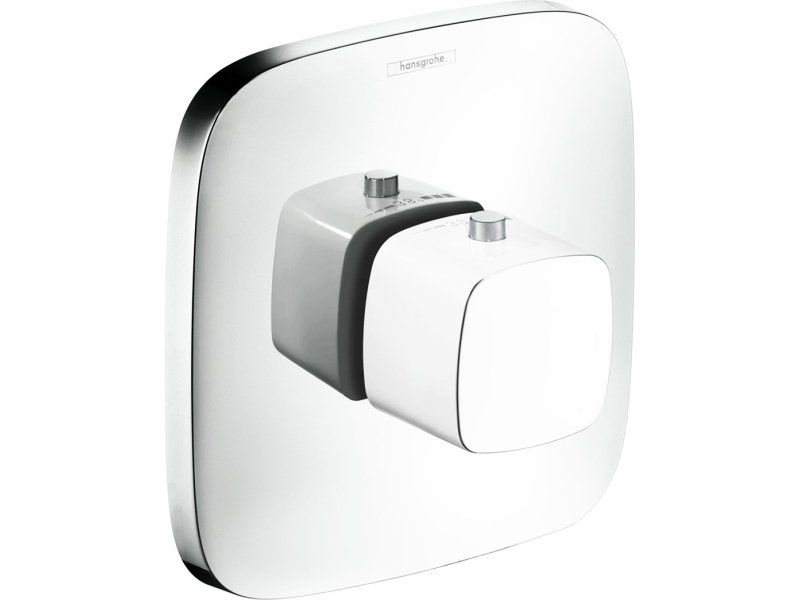 Купить Термостат Hansgrohe PuraVida Highflow белый/хром 15772400