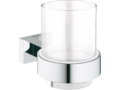 Стакан с держателем Grohe Essentials Cube 40755001