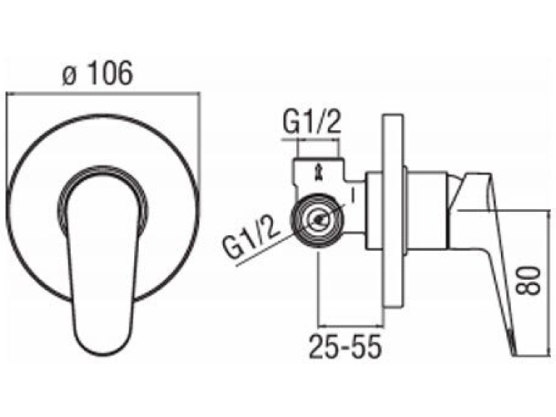 Купить Смеситель для душа NOBILI Blues BS101108CR