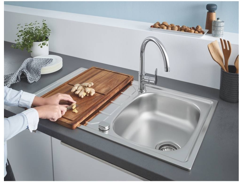 Купить Кухонная мойка со смесителем Grohe K200 86x50 31562SD0