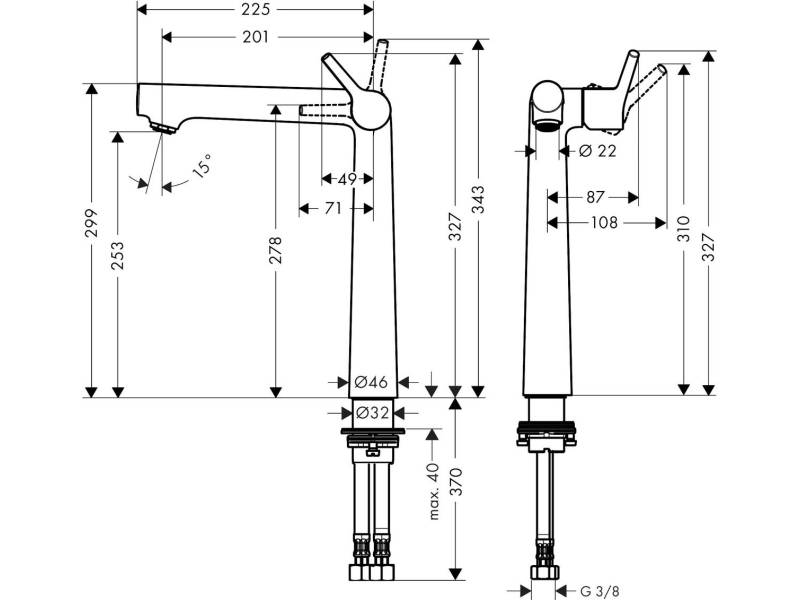 Купить Смеситель для раковины Hansgrohe Talis S 72116000, хром