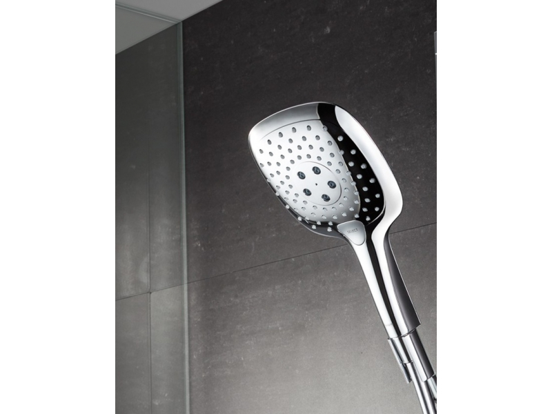 Купить Душевой гарнитур Hansgrohe Raindance Select E 150 3jet/ UnicaS Puro 0,90 м 27857000, 3 режима струи, хром