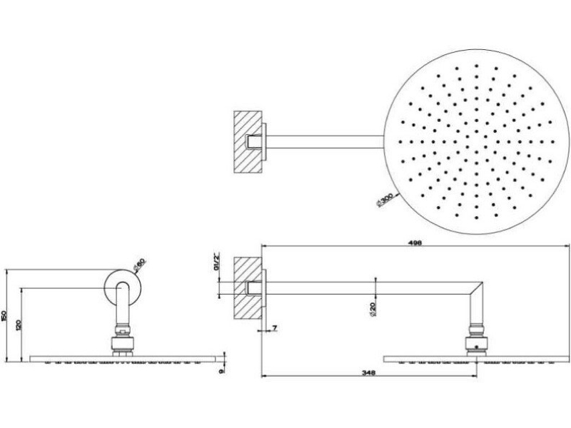 Купить Верхний душ Gessi Shower 47372-031