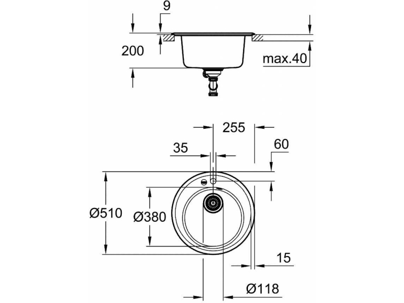 Купить Мойка кухонная Grohe K200 31656AT0