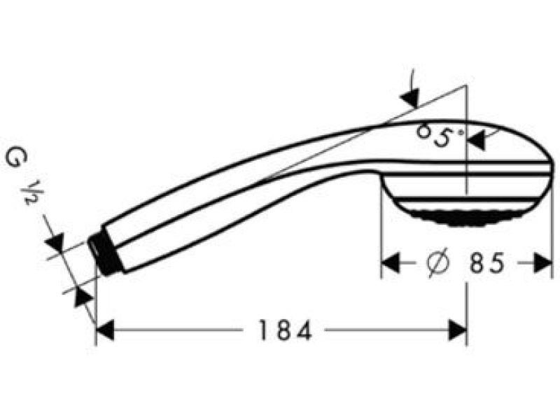 Купить Ручной душ Hansgrohe Crometta 85 Green 28561000