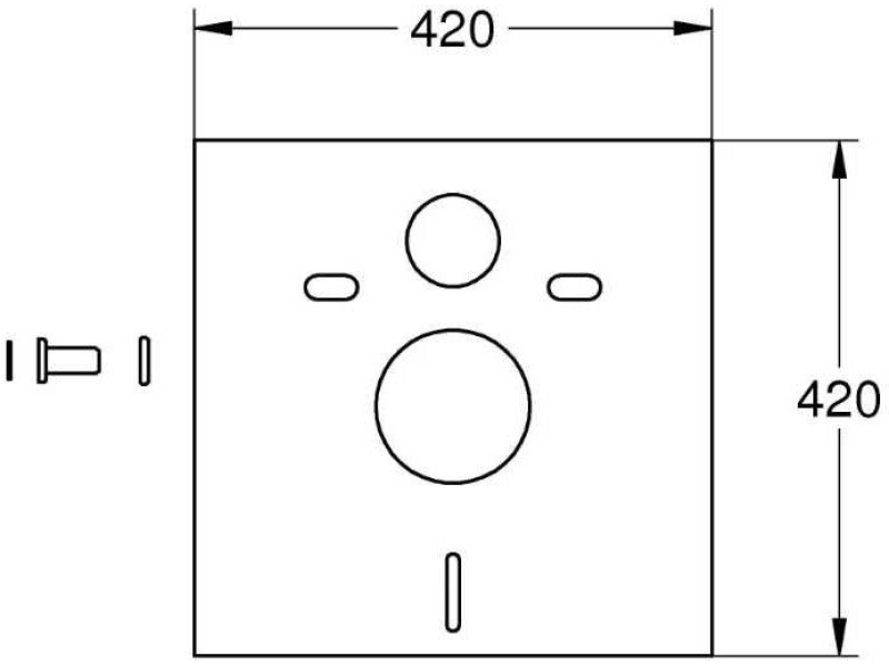 Купить Звукоизолирующая прокладка для унитаза, биде Grohe 37131000