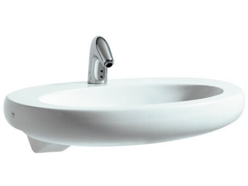 Купить Раковина полувстраиваемая Laufen IL Bagno Alessi 75x50 8.1397.2.400.104.1