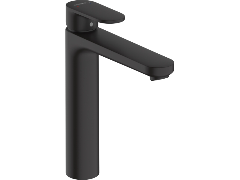 Купить Смеситель для раковины 230, со сливной гарнитурой Vernis Blend Hansgrohe 71552670, матовый черный