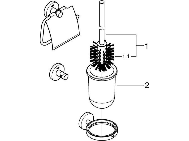 Купить Набор аксессуаров Grohe Essentials Basic 40407001