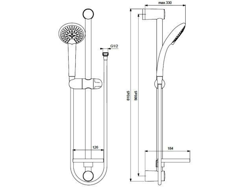 Купить Душевой гарнитур Vidima Fresh M3 BA212AA