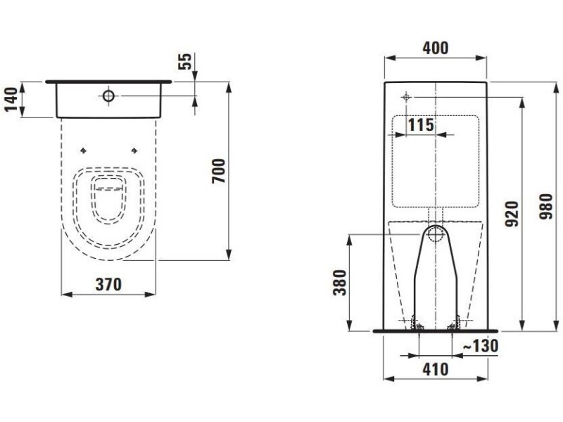 Купить Бачок для унитаза Laufen Kartell 8.2866.1.000.881.1