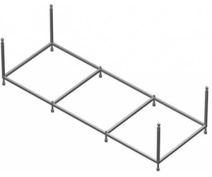 Монтажный комплект к акриловой ванне Line 150x70 ZRU9302983 Roca