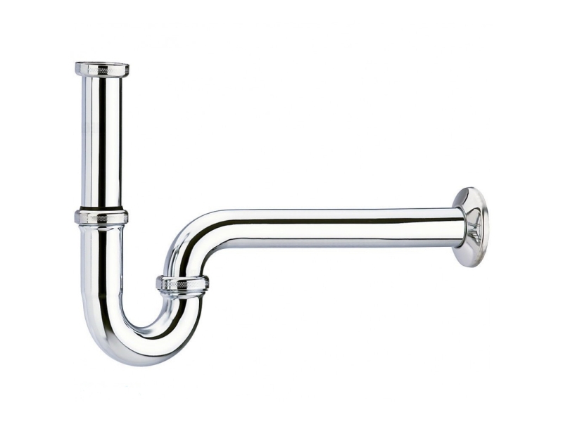 Купить Сифон для раковины Hansgrohe трубчатый 53010000, хром