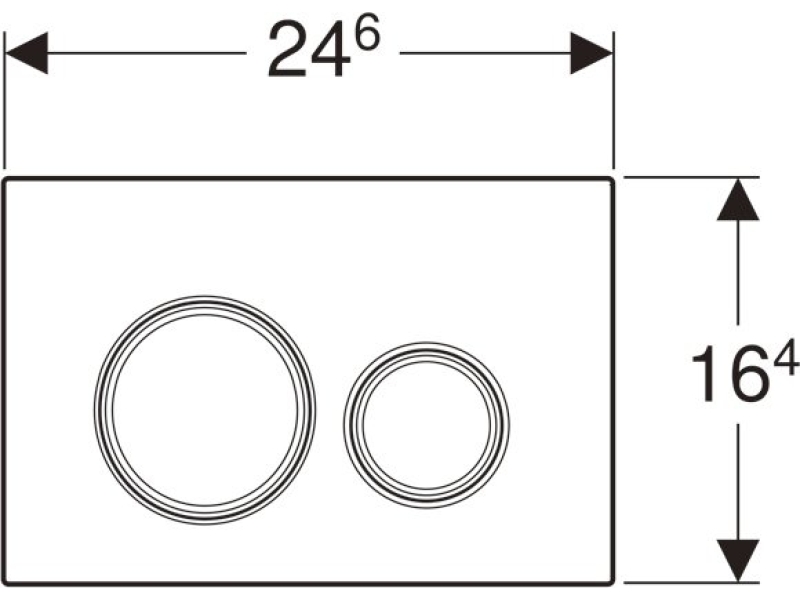 Купить Смывная клавиша GEBERIT Sigma 21 115.884.SJ.1 (стекло черное, глянцевый хром)