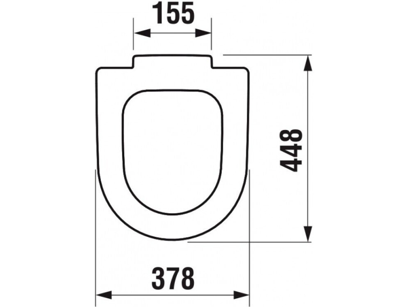 Купить Сиденье без крышки Jika Olymp 9328.2.300.063.1