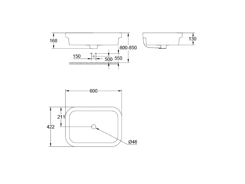 Купить Раковина накладная Grohe Eurosmart 60 39124001