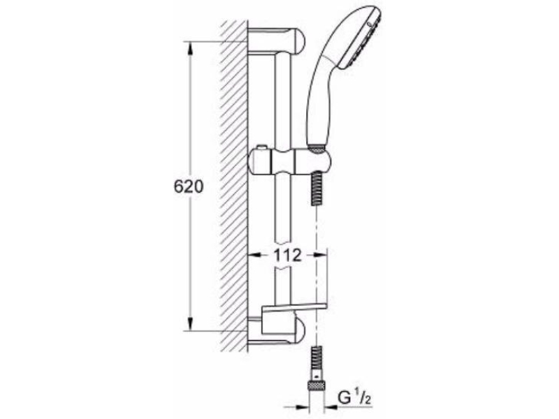 Купить Комплект для ванны Grohe Eurostyle 124416