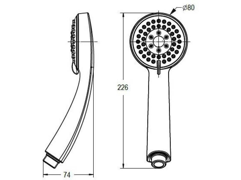 Купить Душевая лейка 3-функциональная Vidima Seva Jet M3 BA184AA