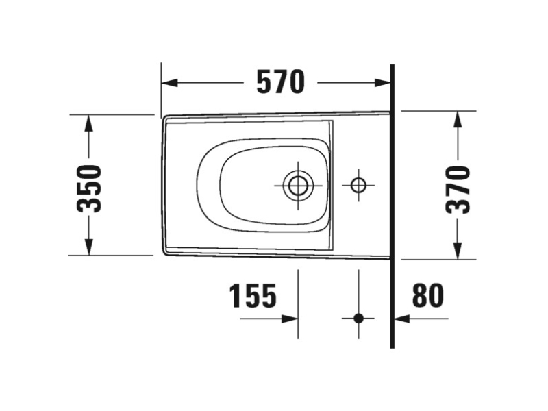 Купить Подвесное биде Duravit Viu 2292150000