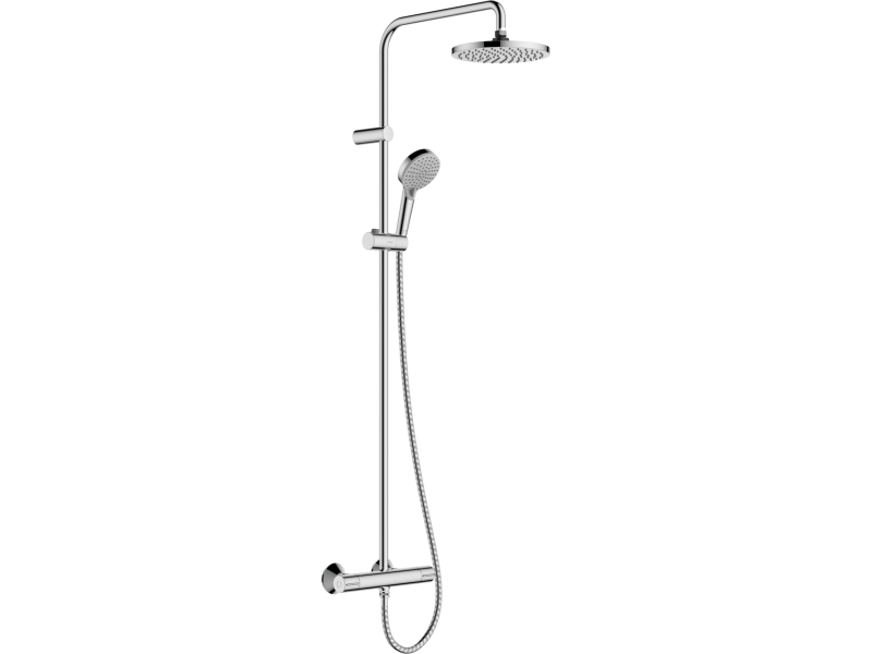 Купить Душевая система Showerpipe 200 1jet с термостатом Hansgrohe Vernis Blend 26276000, хром