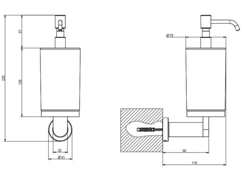 Купить Дозатор жидкого мыла Gessi Accessories 38815-031