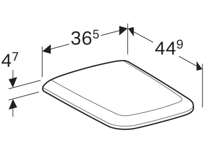 Купить Крышка-сиденье Geberit iCon 571910000 с микролифтом