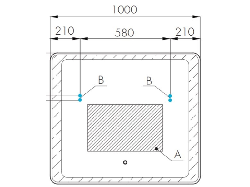 Купить Зеркало Aquaton Соул 1000x700 1A252802SU010