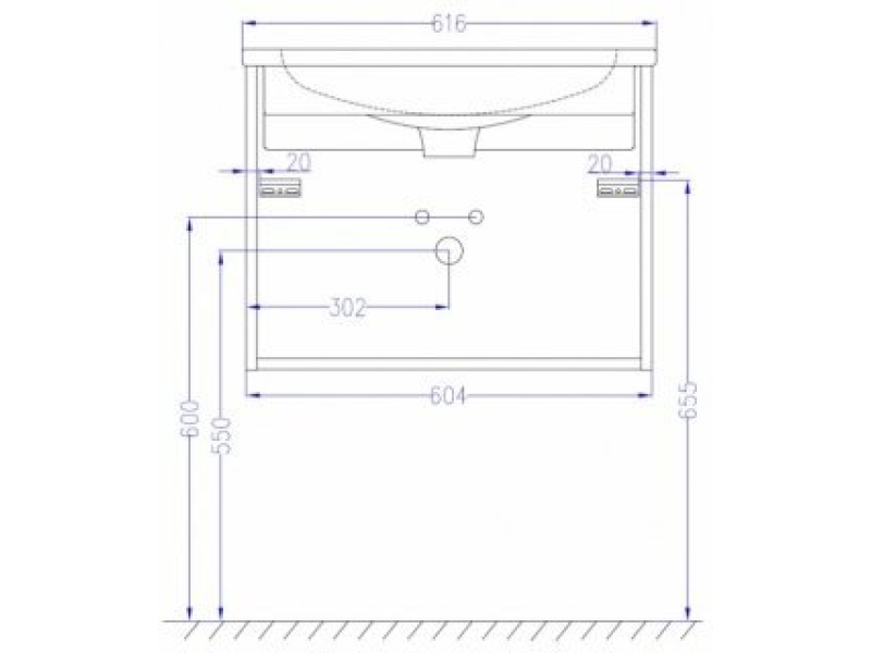 Купить Тумба под раковину Jacob Delafon Madeleine 60x46 EB2052-J52 черный глянец