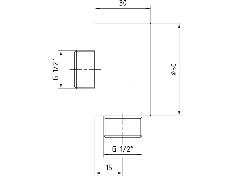 Купить Шланговое подсоединение E.C.A Minimal 102126634C1EX