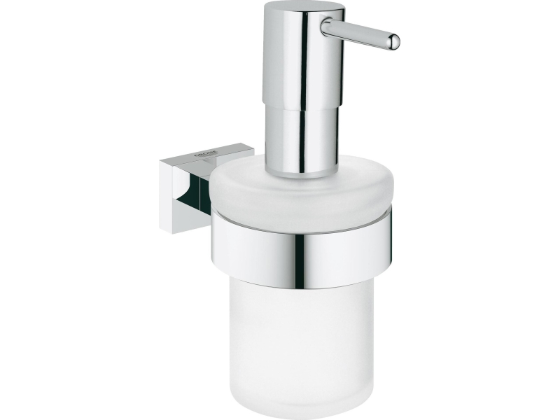 Купить Дозатор жидкого мыла с держателем Grohe Essentials Cube 40756001