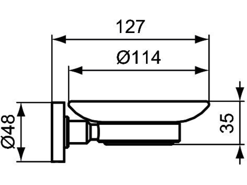 Купить Мыльница с держателем, матовое стекло Ideal Standard IOM A9122AA