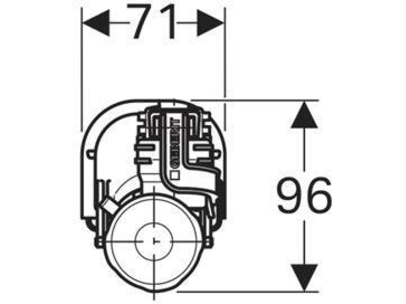 Купить Впускной клапан Geberit ImpulsBasic360 1/2