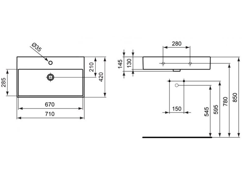 Купить Раковина Ideal Standard Strada K078201