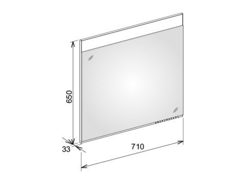 Купить Зеркало для ванны Keuco Edition 400 11596171500