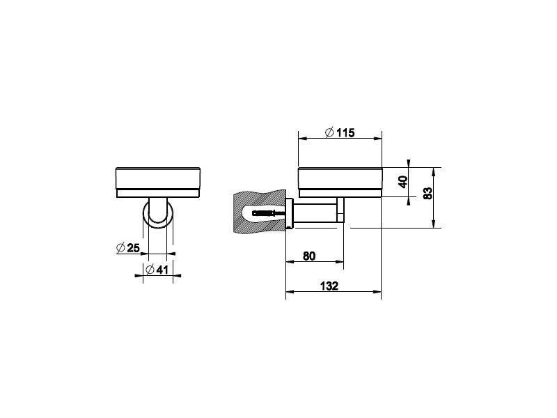 Купить Мыльница настенная Gessi Emporio 38803-299